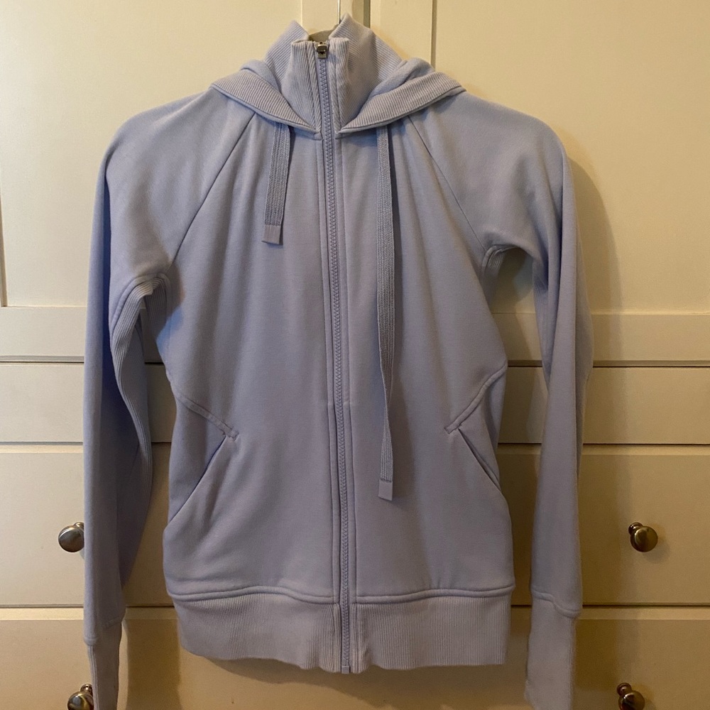 Athleta triumph hoodie- light blue